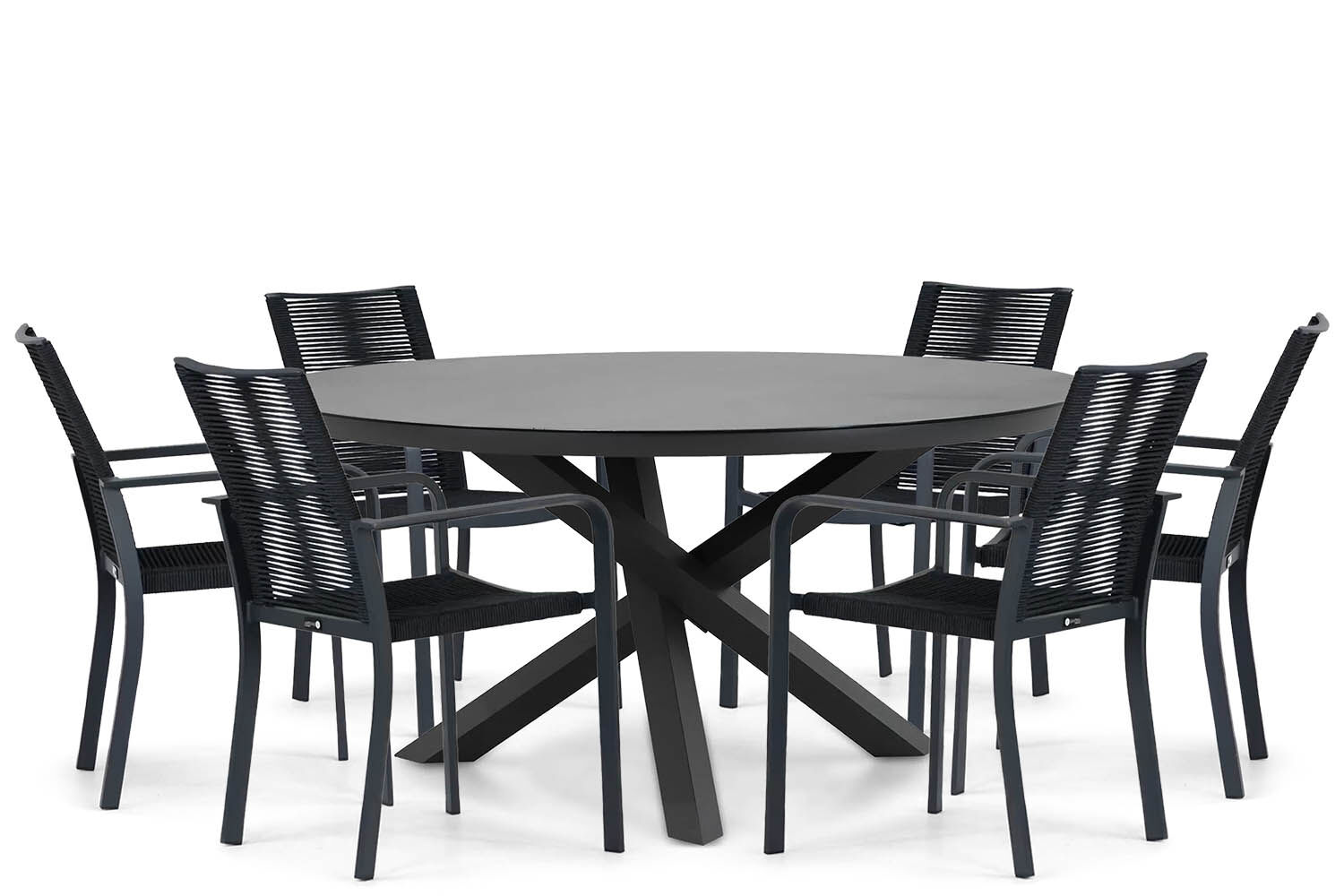 Santika Annisa/Livorno 150 cm dining tuinset 7-delig