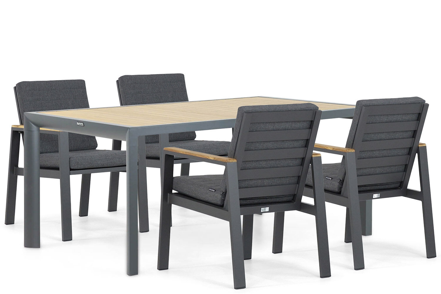 Lifestyle Marietta/Borello 180 cm dining tuinset 5-delig