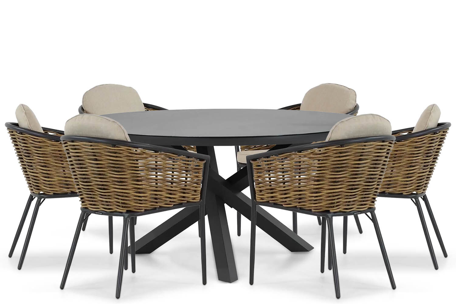 Lifestyle Nice/Livorno 150 cm dining tuinset 7-delig