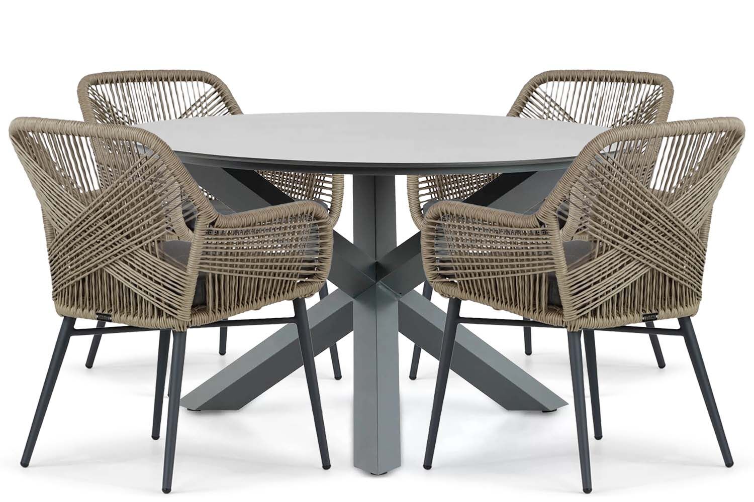 Lifestyle Advance/Orino 130 cm dining tuinset 5-delig