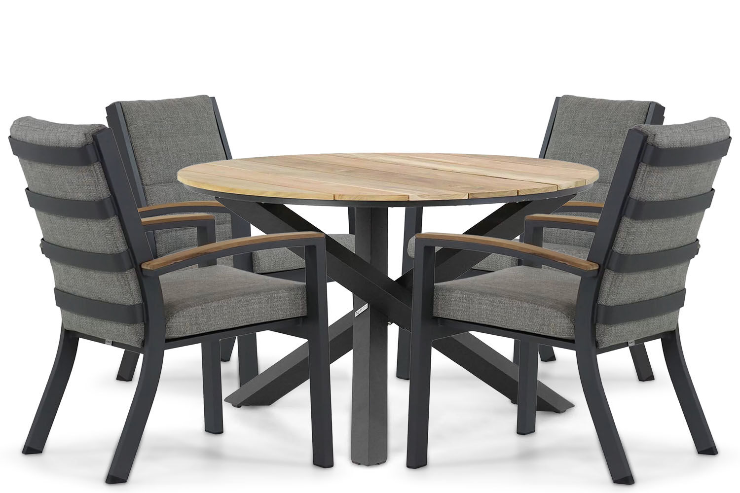 Osmen Midura/Fabriano 120 cm dining tuinset 5-delig