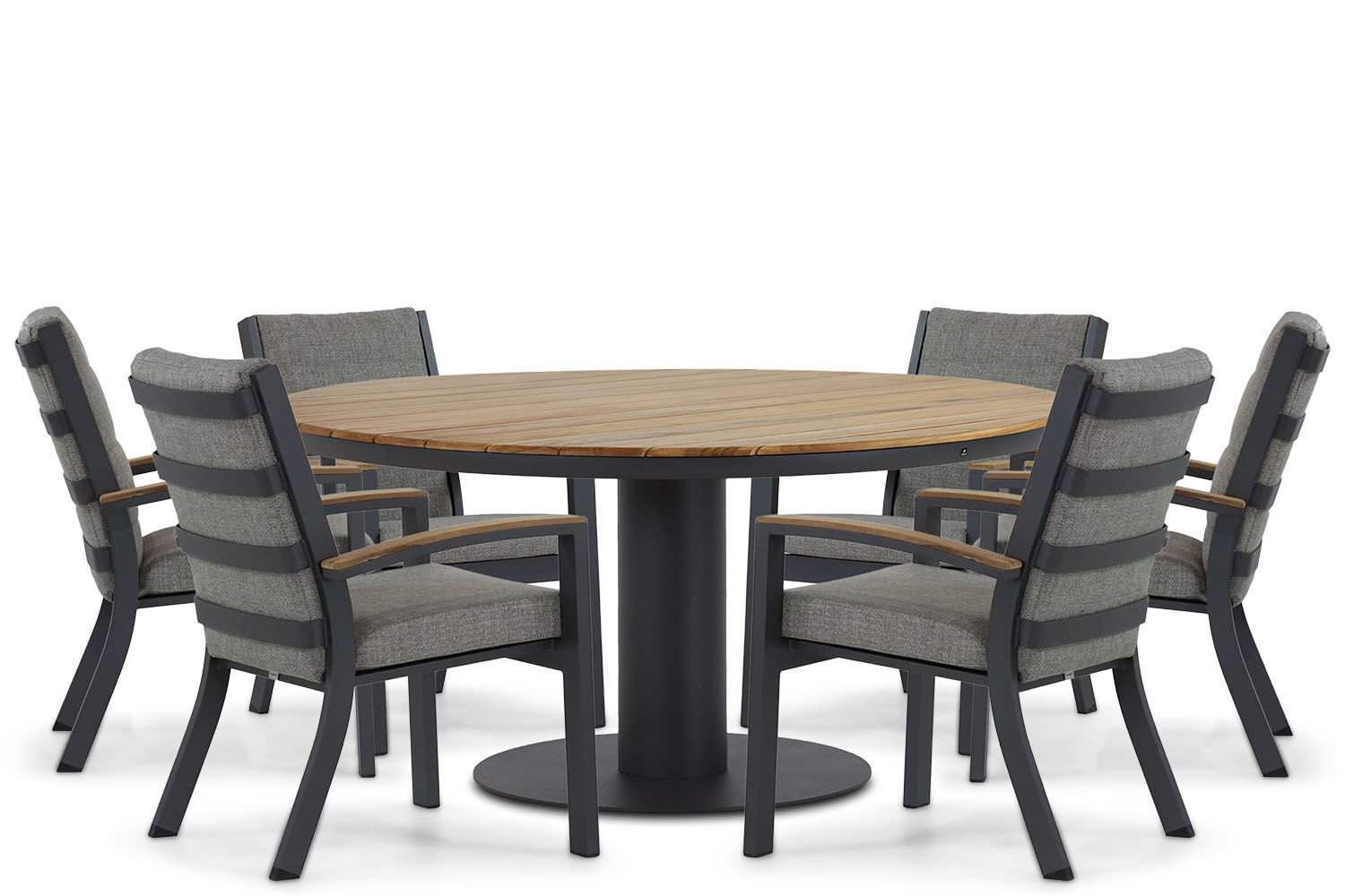 Osmen Midura/Salerno 160 cm dining tuinset 7-delig