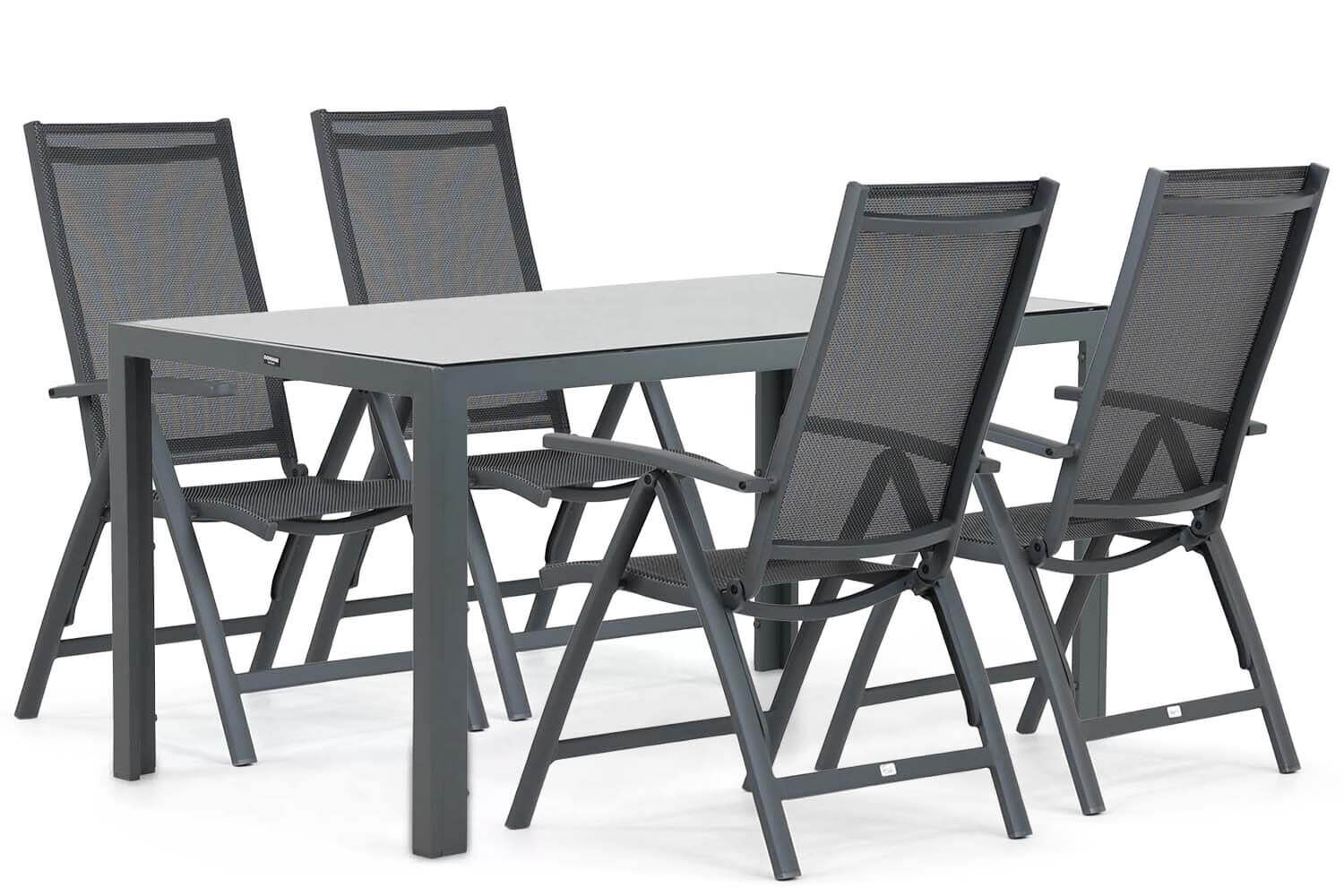 Presto Vasto/Venustas 150 cm dining tuinset 5-delig