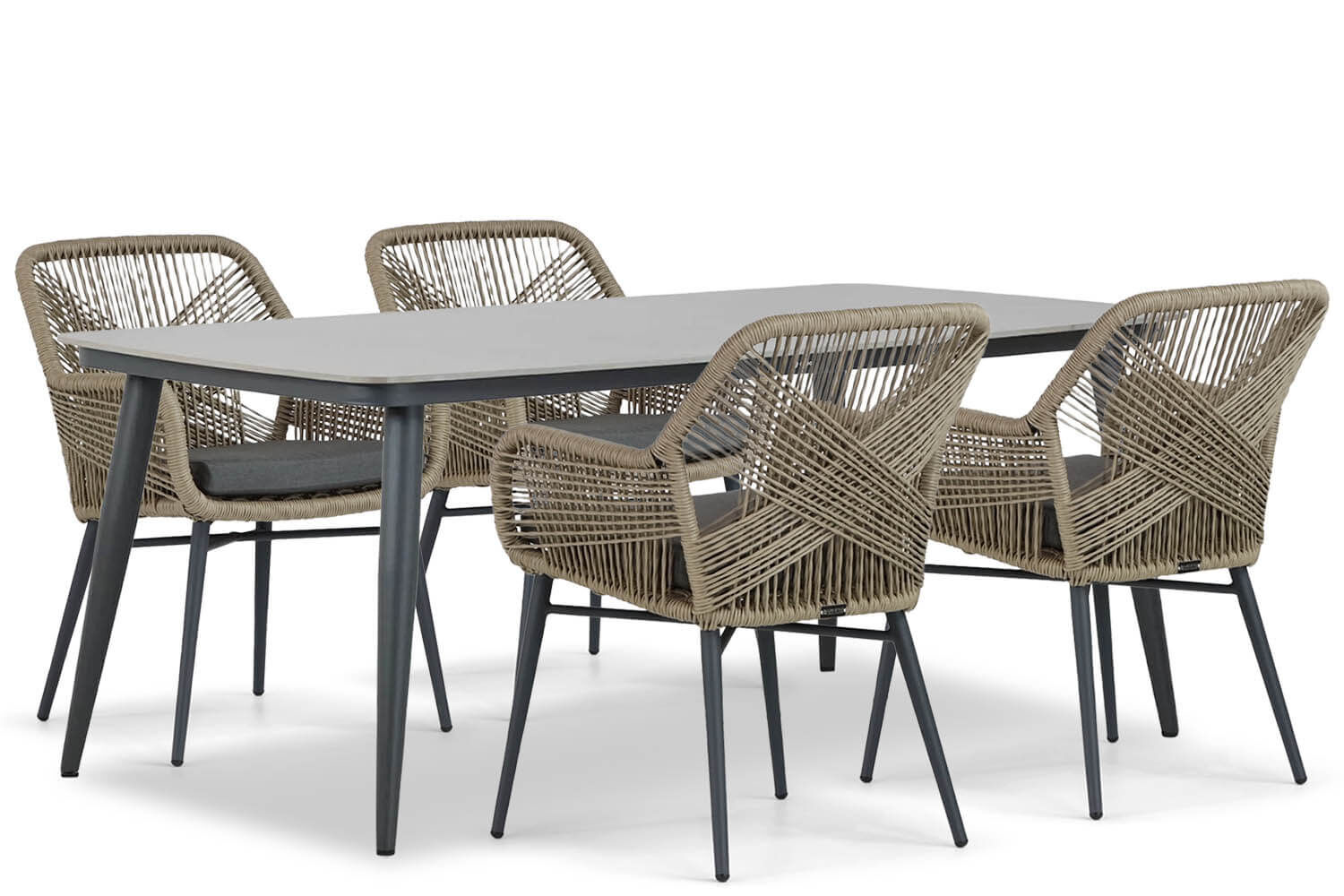 Lifestyle Advance/Vienna 180 cm dining tuinset 5-delig