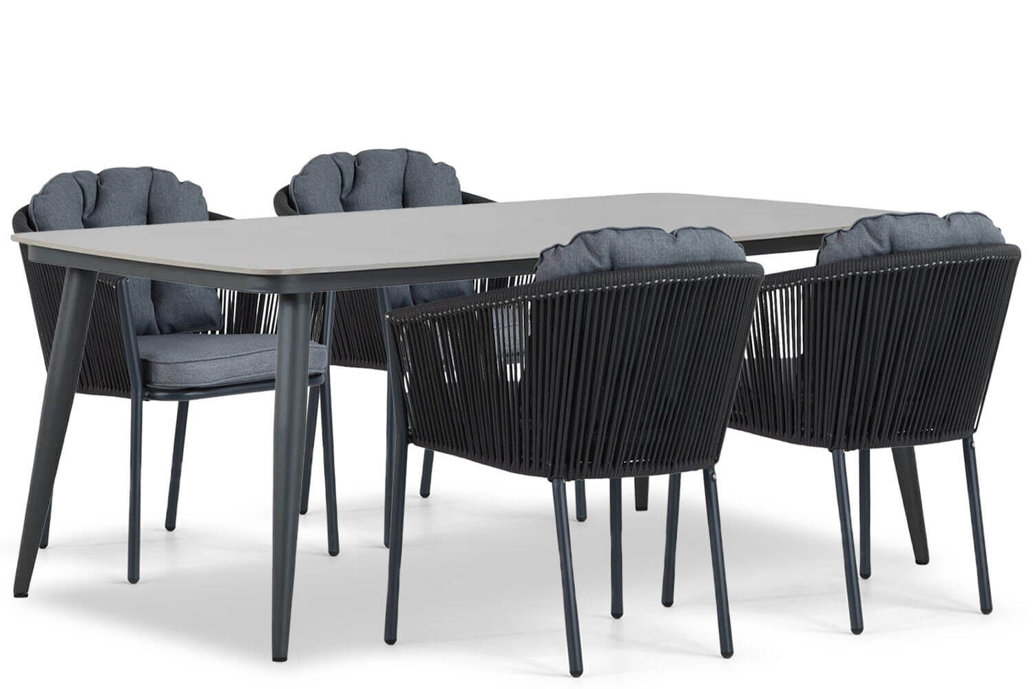 Santika Novita/Vienna 180 cm dining tuinset 5-delig