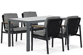 Coco Ralph/Venustas 150 cm dining tuinset 5-delig