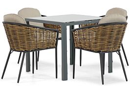 Lifestyle Nice/Venustas 85 cm dining tuinset 5-delig