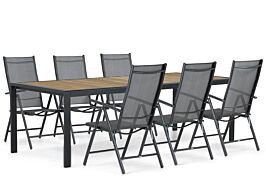 Domani Carino/Valence 240 cm dining tuinset 7-delig