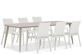 Osmen Joliet/Vienna 240 cm dining tuinset 7-delig