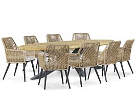 Coco Vedra/Diogo 280 cm dining tuinset 9-delig