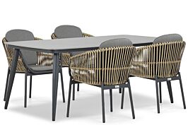 Coco Nathan/Vienna 180 cm dining tuinset 5-delig
