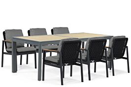 Coco Ralph/Rosarno 214/273 cm dining tuinset 7-delig