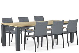 Lifestyle Brandon/Riviera 240 cm dining tuinset 7-delig