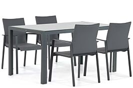 Lifestyle Rome/Venustas 150 cm dining tuinset 5-delig