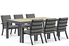 Osmen Midura/Rosarno 214/273 cm dining tuinset 7-delig