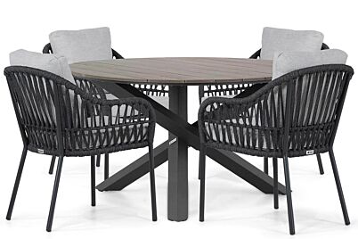 Coco Puerto/Ancona 125 cm dining tuinset 5-delig