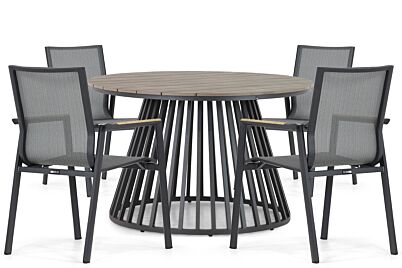 Lifestyle Fiora/Sorrento 125 cm dining tuinset 5-delig