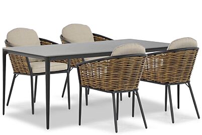 Lifestyle Nice/Gianna 180 cm dining tuinset 5-delig