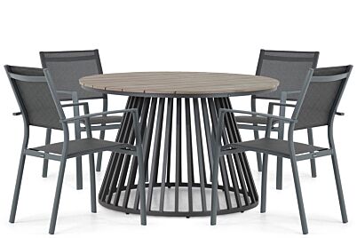 Lifestyle Sella/Sorrento 125 cm dining tuinset 5-delig