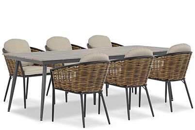 Lifestyle Nice/Matale 240 cm dining tuinset 7-delig