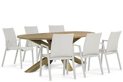 Osmen Joliet/Boston 240 cm dining tuinset 7-delig