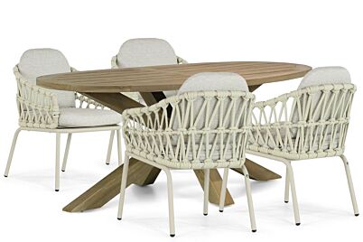 Coco Barcelona/Boston 200 cm dining tuinset 5-delig