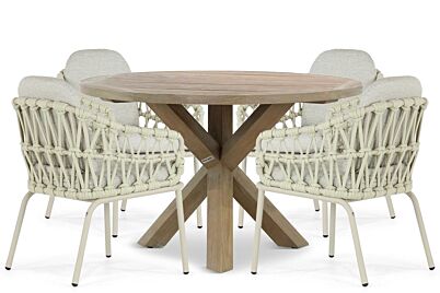 Coco Barcelona/Sand City 120 cm dining tuinset 5-delig