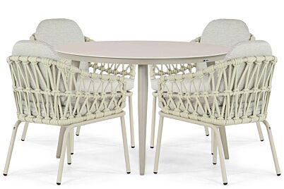 Coco Barcelona/Vienna 120 cm dining tuinset 5-delig