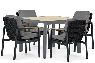 Coco Ralph/Borello 100 cm dining tuinset 5-delig