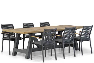 Santika Giovane/Trente 260 cm dining tuinset 7-delig