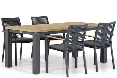 Santika Giovane/Veneto 180 cm dining tuinset 5-delig