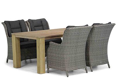 Garden Collections Aberdeen/Brighton 200 cm dining tuinset 5-delig