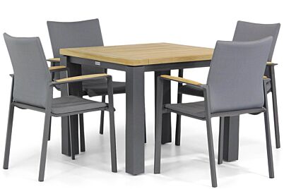 Lifestyle Brandon/Veneto 90 cm dining tuinset 5-delig