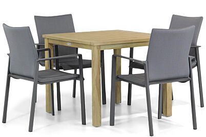 Lifestyle Rome/Weston 90 cm dining tuinset 5-delig