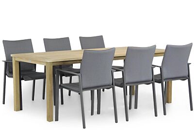 Lifestyle Rome/Weston 210 cm dining tuinset 7-delig