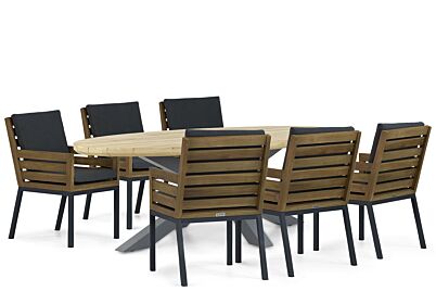 Lifestyle Dakota/Diogo 240 cm dining tuinset 7-delig