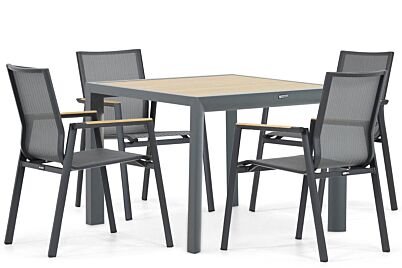 Lifestyle Fiora/Borello 100 cm dining tuinset 5-delig