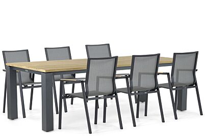 Lifestyle Fiora/Riviera 240 cm dining tuinset 7-delig