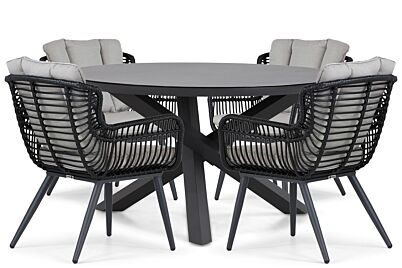 Coco Azzano/Livorno 125 cm dining tuinset 5-delig