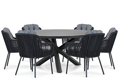 Santika Tendenza/Livorno 150 cm dining tuinset 7-delig