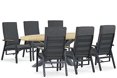 Lifestyle Marseille/Diogo 240 cm dining tuinset 7-delig