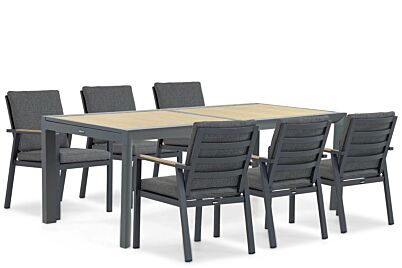 Lifestyle Marseille/Rosarno 214/273 cm dining tuinset 7-delig