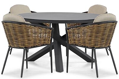 Lifestyle Nice/Livorno 125 cm dining tuinset 5-delig