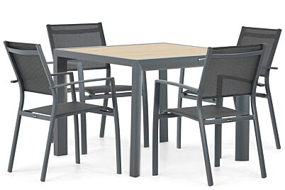 Lifestyle Sella/Borello 100 cm dining tuinset 5-delig