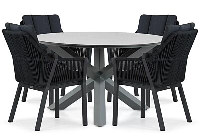 Lifestyle Verona/Orino 130 cm dining tuinset 5-delig