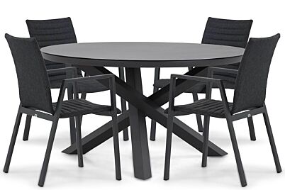 Osmen Joliet/Livorno 125 cm dining tuinset 5-delig