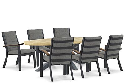 Osmen Midura/Diogo 240 cm dining tuinset 7-delig