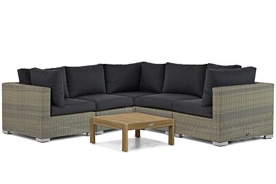 Garden Collections Toronto/Newbury 75 cm stoel-bank loungeset 4-delig