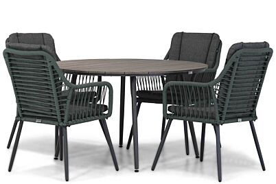 Domani Jachin/Matale 125 cm rond dining tuinset 5-delig