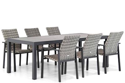 Lifestyle Upton/Residence 220 cm dining tuinset 7-delig